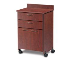CABINET, MOBILE 2DRWR/2DOOR GRY/GRY/GRY