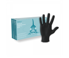 Nitrile General Purpose Black Gloves, 5 mil – MEDIUM