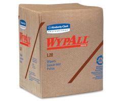 Task Wipe WypAll L20 Light Duty Brown NonSterile 2 Ply Tissue 12 X 12-1/2 Inch Disposable