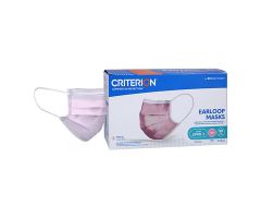 Criterion Earloop Mask ASTM Level 1 Pink 50/Bx