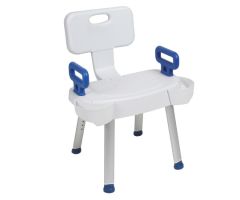 Folding Shower Chair drive With Arms 17 to 23 Inch Height
