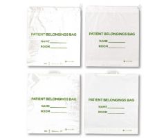 Patient Belongings Bag PremierPro 18 X 20 Inch Polyethylene Snap Closure White