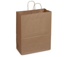 Shopping Bag Duro Mart Brown Kraft Paper