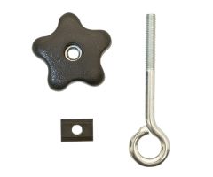Sliding anchor for CanDo Walslide exercise station (includes all parts for anchor)