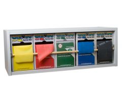 CanDo Dispens-a-Band band rack, holds 5 boxes of Perf-100 or 50 yard band