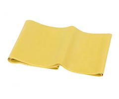 CanDo exercise band, 5-foot Singles, 30-piece dispeners, gold