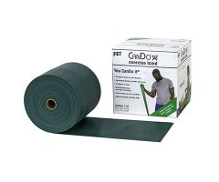 CanDo exercise band, green, 50 yard dispenser