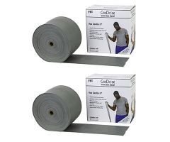CanDo Twin-Pak exercise band, black, 100 yard (2 50-yd boxes)
