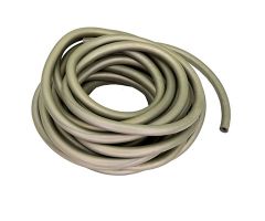 CanDo exercise tubing, silver, 25 feet