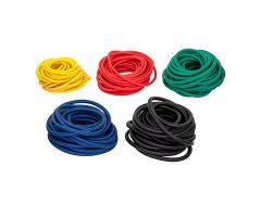 CanDo exercise tubing, 25 feet, 5 pc set (yellow through black)