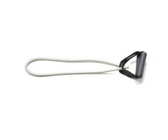 CanDo exercise Tubing-with-Handles, silver, 36"