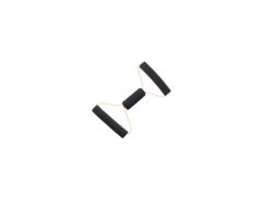 CanDo Bowtie exercise tubing, tan, 14"