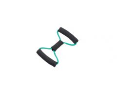 CanDo Bowtie exercise tubing, green, 14"