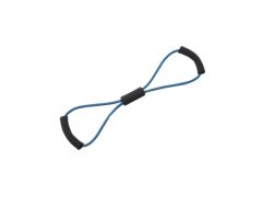 CanDo Bowtie exercise tubing, blue, 22"