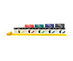 CanDo latex-free exercise band, gold, 6 yard