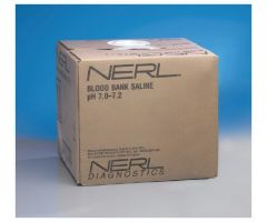 Immunohematology Reagent Thermo Scientific NERL Saline Blood Bank pH 7.0 to 7.2 10 Liter