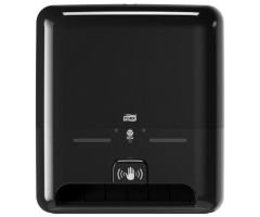 Paper Towel Dispenser Tork Elevation Matic Black Plastic Touch Free Wall Mount