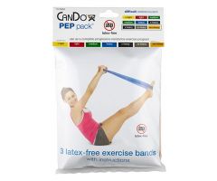 CanDo latex-free band PEP pack, moderate (green, blue, black)