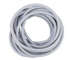 CanDo latex-free exercise tubing, silver, 25 feet
