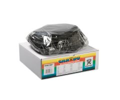 CanDo latex-free exercise tubing, black, 100 feet
