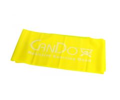 CanDo latex-free exercise band, 5-foot Singles, yellow