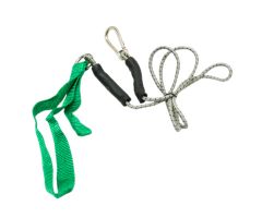CanDo bungee cord, 4 foot, green