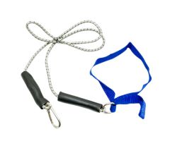 CanDo bungee cord, 4 foot, blue