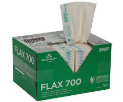 Foodservice Towel Brawny Dine-A-Cloth FLAX 700 Medium Duty White / Green NonSterile Flax / Cellulose 12-3/4 X 21 Inch Reusable