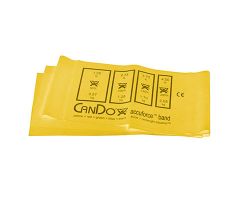 CanDo Accu-Force exercise band, yellow, 48" strip