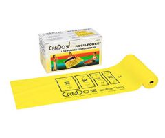 CanDo Accu-Force exercise band, yellow, 6 yard