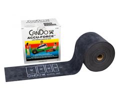 CanDo Accu-Force band, black, 50 yard dispenser