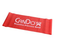 CanDo exercise band, 5-foot Singles, red