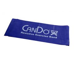 CanDo exercise band, 5-foot Singles, blue