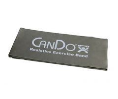 CanDo exercise band, 5-foot Singles, silver