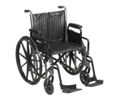 Wheelchair McKesson Desk Length Arm Padded-1065278