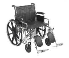 Wheelchair McKesson Dual Axle Desk Length Arm Padded