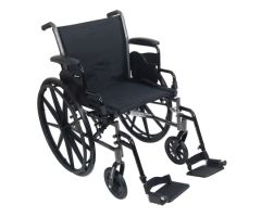 Lightweight Wheelchair McKesson Dual Axle Desk Length-1065284
