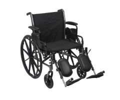 Lightweight Wheelchair McKesson Dual Axle Desk Length Arm 1065287
