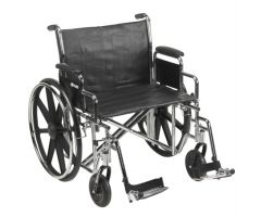 Wheelchair McKesson Dual Axle Desk Length Arm Padded-1065288