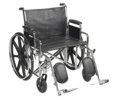 Wheelchair McKesson Dual Axle Desk Length Arm Padded-1065289