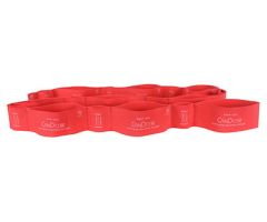 CanDo Multi-Grip Exerciser, 6 Foot Exerciser, Light, Red, case of 24
