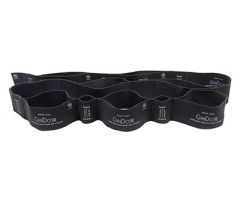 CanDo Multi-Grip Exerciser, 6 Foot Exerciser, X-Heavy, Black