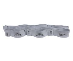 CanDo Multi-Grip Exerciser, 6 Foot Exerciser, XX-Heavy, Silver, case of 24