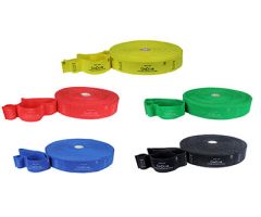CanDo Multi-Grip Exerciser 30 yard roll, set of 5, yellow - black