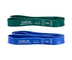 CanDo Intensity Loop, Set of 2: green (medium), 40 - 55 lb and blue (heavy), 50 - 70 lb