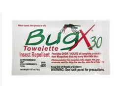 Insect Repellent BugX  30 Towelette Box