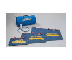 Evac-U-Splint Vacuum Splint Set Vacuum Splint Vinyl - Covering / Polystyrene - Filling 11 X 11 X 24 Inch In Carry Case