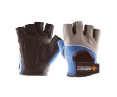 Impact Glove IMPACTO Half Finger Small Black / Blue / Gray Hand Specific Pair