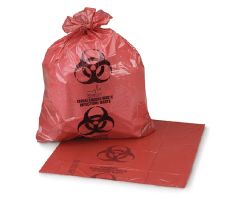 Biohazard Bag 30 - 32 Gallon Red 31 X 41 Inch