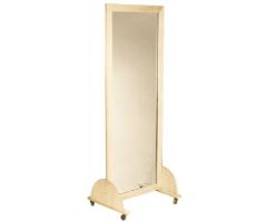 MIRROR, GLASS POSTURE/GAIT-TRAINING VRTCL POSTURE W/CASTERS